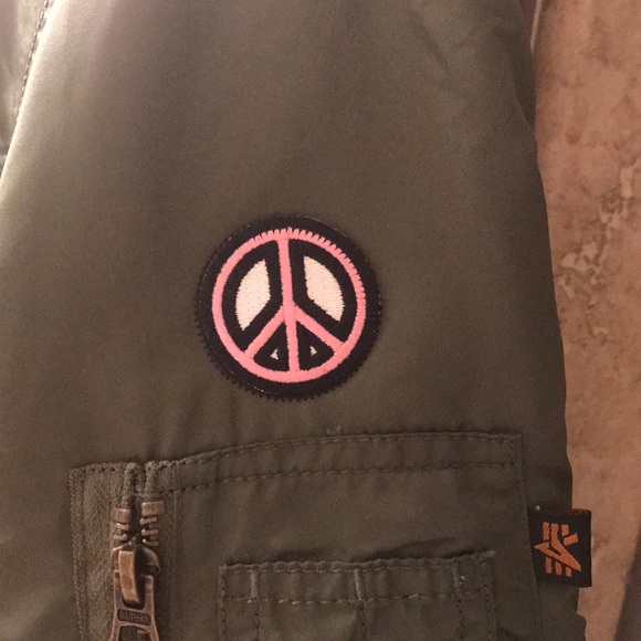 π₯HPπ₯BOMBER GREEN JACKET NWT - Picture 4 of 8